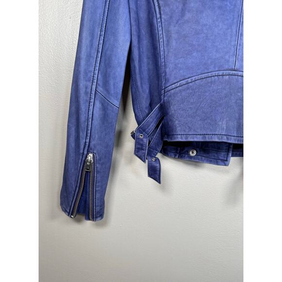 IRO Ashville Lambskin Leather Jacket $1200 size 36/4 US - Picture 11 of 12